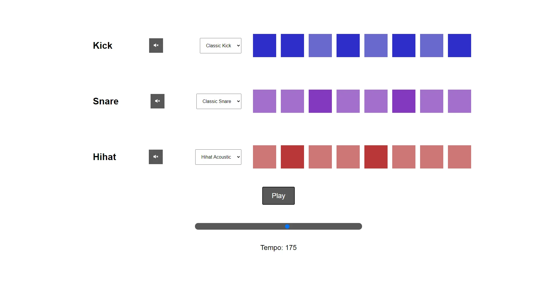 Screenshot of Beat Maker